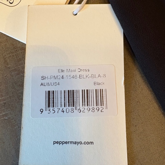 NEVER WORN Black Maxi Dress - Picture 6 of 6